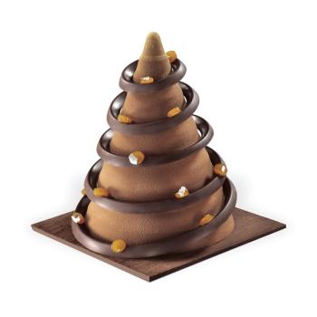 anneaux sapin grand cone par valrhona