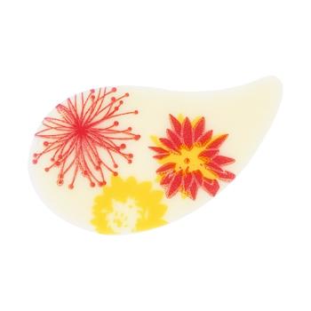 decor goutte fleurs roses par chocolatree