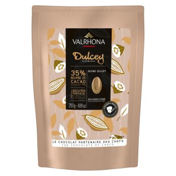 chocolat couleur blonde dulcey 35 par valrhona