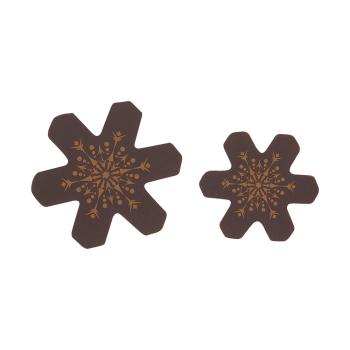 decor flocons givres 2 tailles par chocolatree