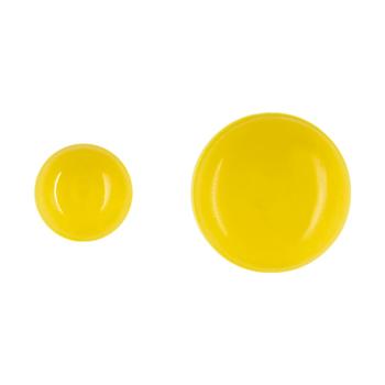 decors rond dome jaune 2 tailles par chocolatree