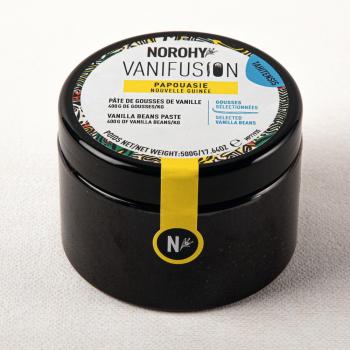 vanifusion pate gousses vanille tahitensis papouasie nouvelle guinee 500g par norohy