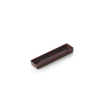 Moyens rectangles slim en chocolat par la rose noire