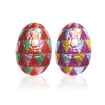 oeuf plie motifs noir praline amandes noisettes par valrhona