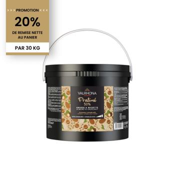 promotion praline a n 50 caramelise 30 kg par valrhona