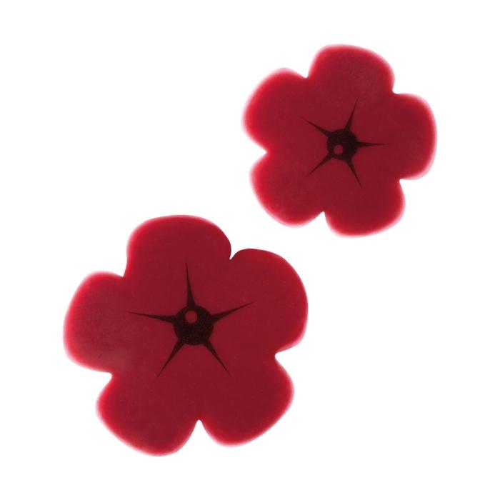 fleur framboise 2 tailles par chocolatree