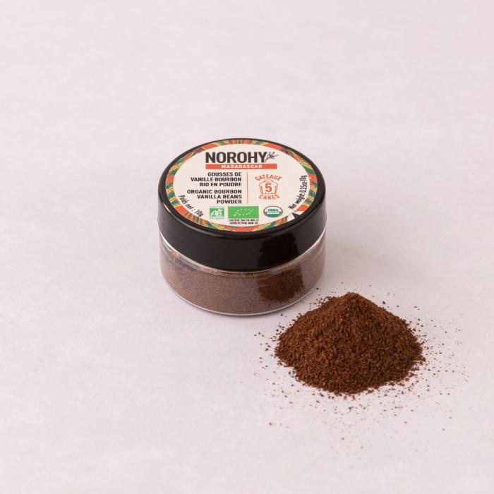 gousses vanille bio poudre par norohy