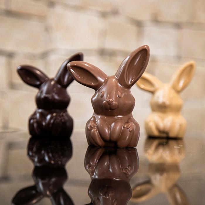 moule lapin paques par valrhona