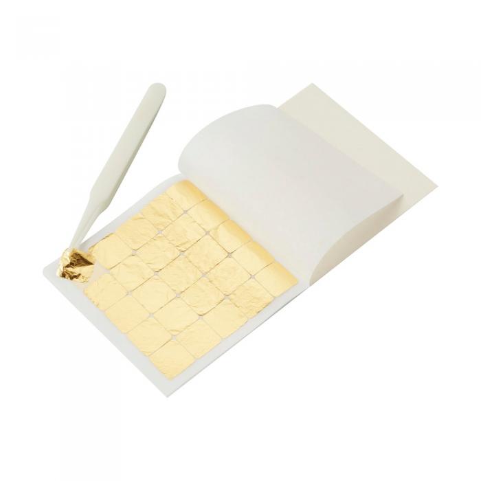 Carnet carrés d'or 15 mm pince