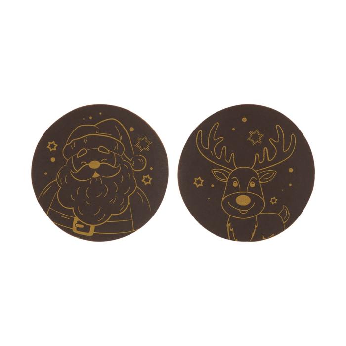 decors rond personnages noel enchante 2 modeles par chocolatree