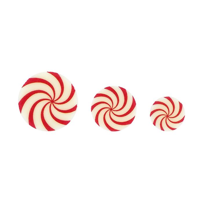 decor rond spirale rouge 3 tailles par chocolatree
