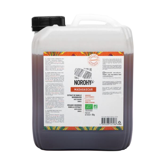 extrait vanille madagascar bio 6kg par norohy