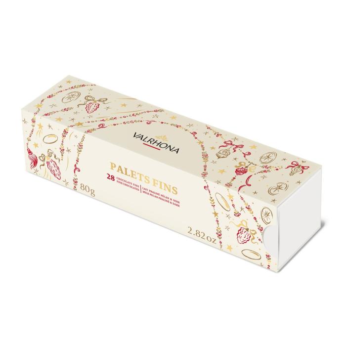etui palets fins noel 2026 80 g par valrhona