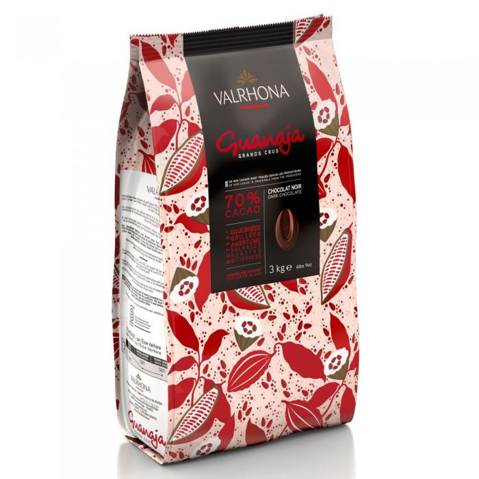 Couverture Valrhona Guanaja noir