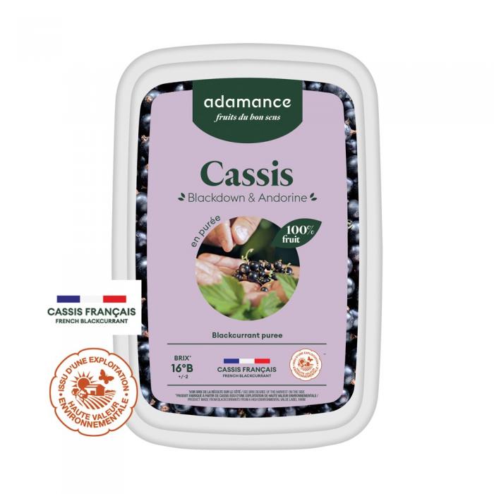 Cassis blackdown et andorine en puree 1kg par Adamance
