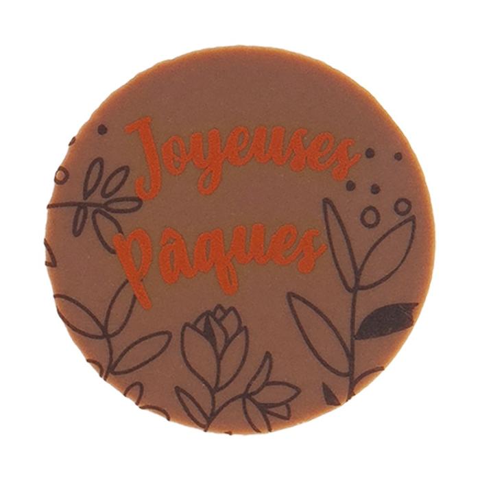 decor rond joyeuses paques fleurs par chocolatree