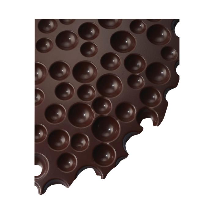 feuille relief cadre bulles par chocolatree