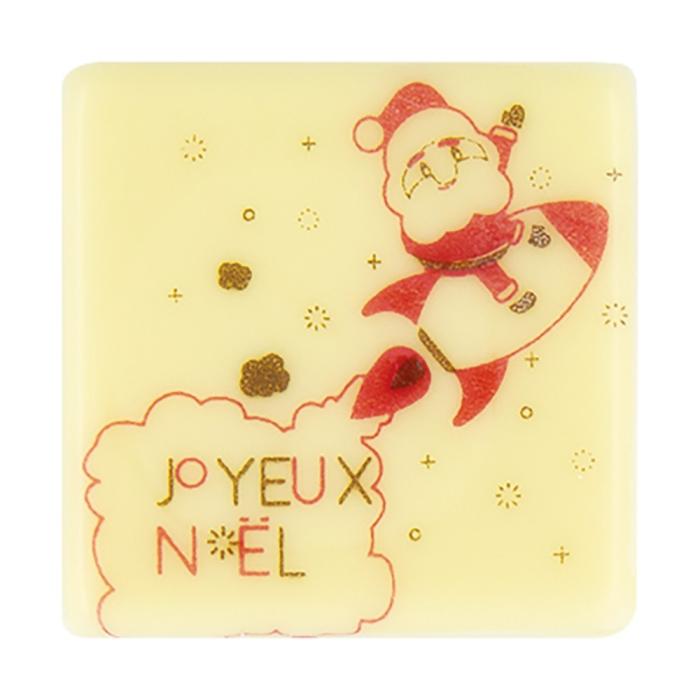 carre fusee joyeux noel par chocolatree