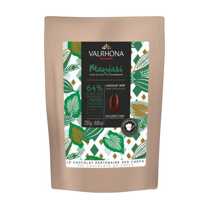 chocolat noir manjari 64 par valrhona