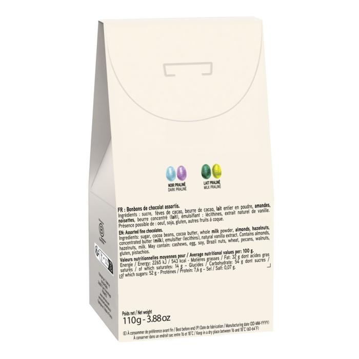 etui oeufs partager paques 2026 110 g par valrhona