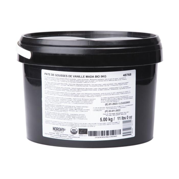 pate gousses vanille madagascar bio 5kg par norohy