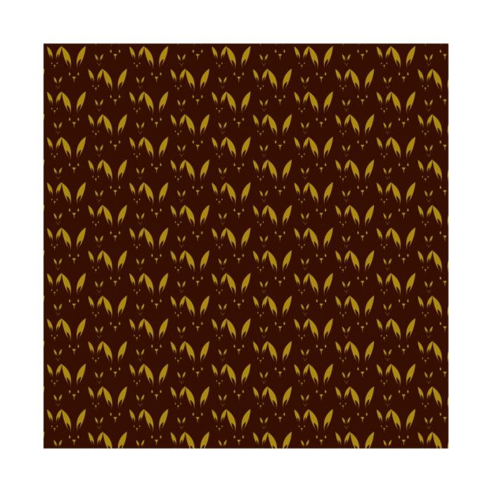 transfert lapin jaune pâques par chocolatree