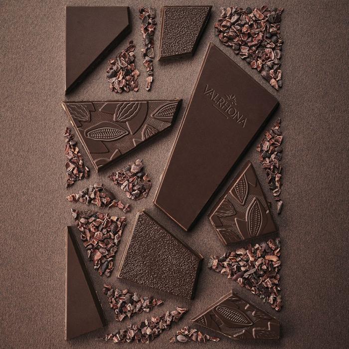 tablette chocolat noir guanaja eclat cacao120g par valrhona
