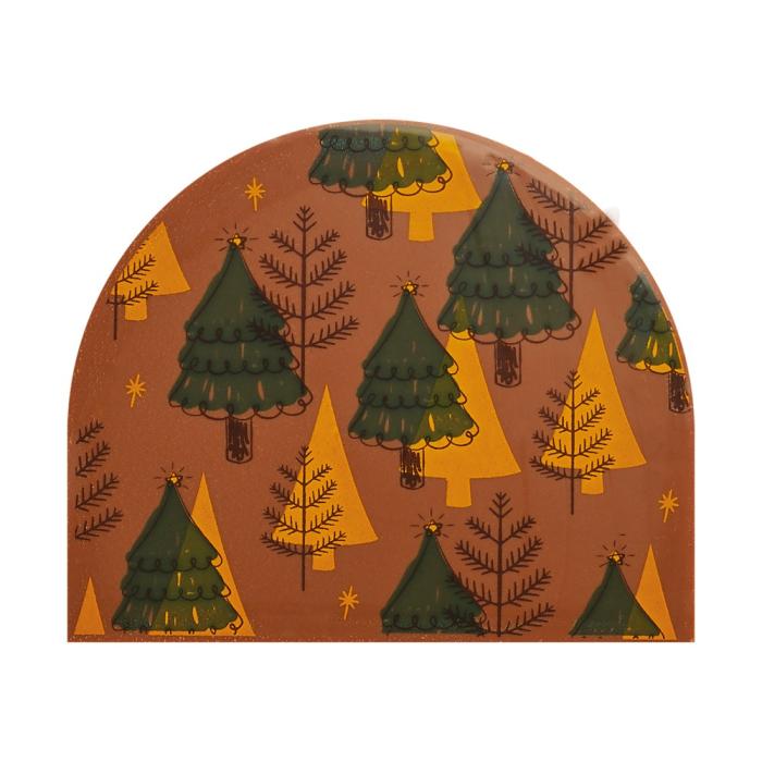 embout rond sapins noel par chocolatree