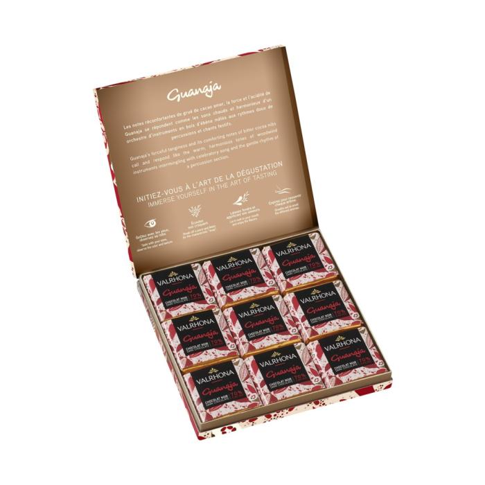 coffret 18 carres guanaja 70 par valrhona