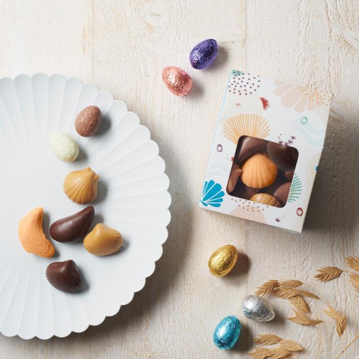 coquillage au chocolat noir par valrhona