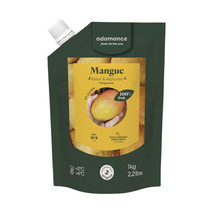 mangue kesar alphonso puree 1 kg par adamance