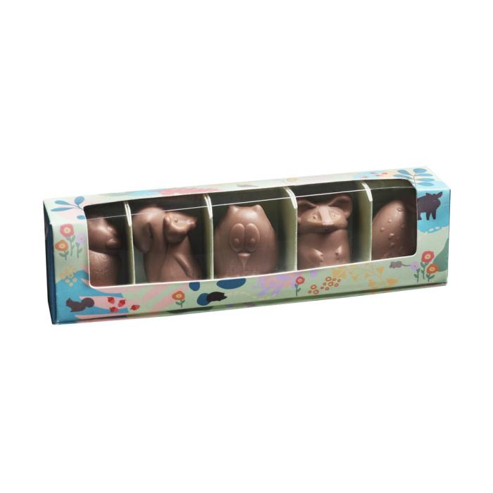 packaging animaux foret theme paques par valrhona