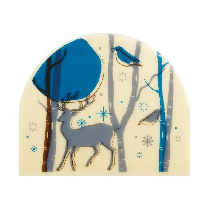 embout rond animaux forait noel par chocolatree