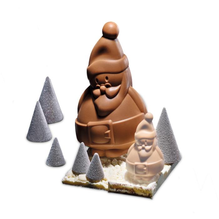 moule moyen pere noel par valrhona