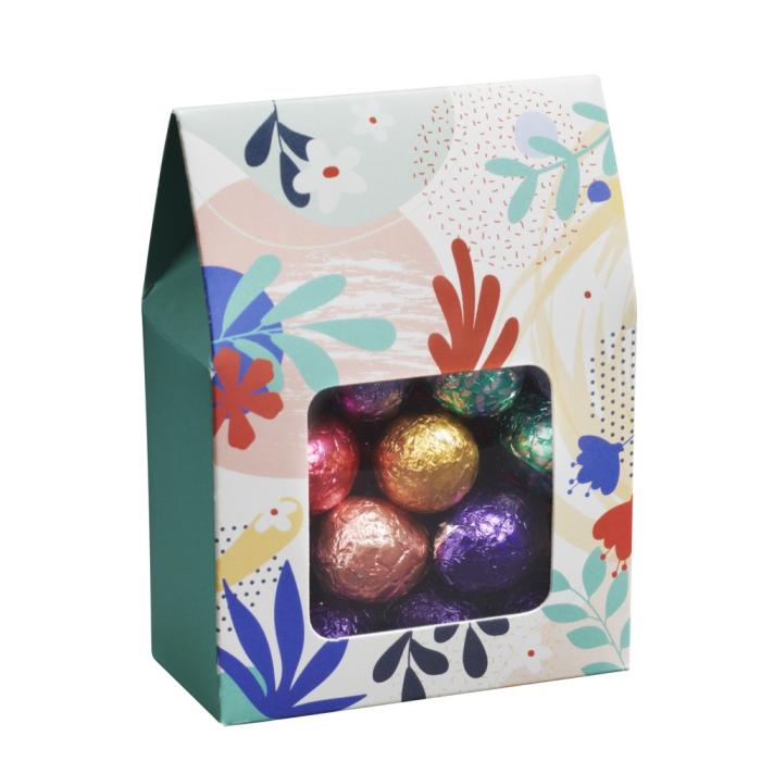 packaging oeufs fritures theme paques par valrhona