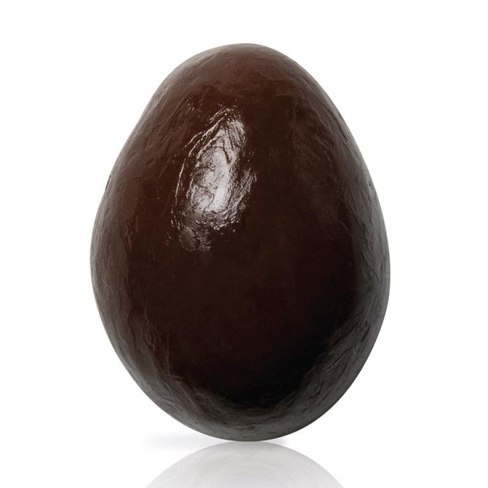 œuf nougatine enrobage noir par valrhona