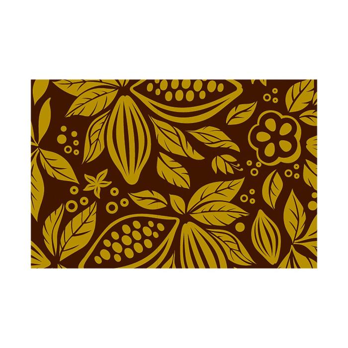 decor transfert cacao jaune par chocolatree