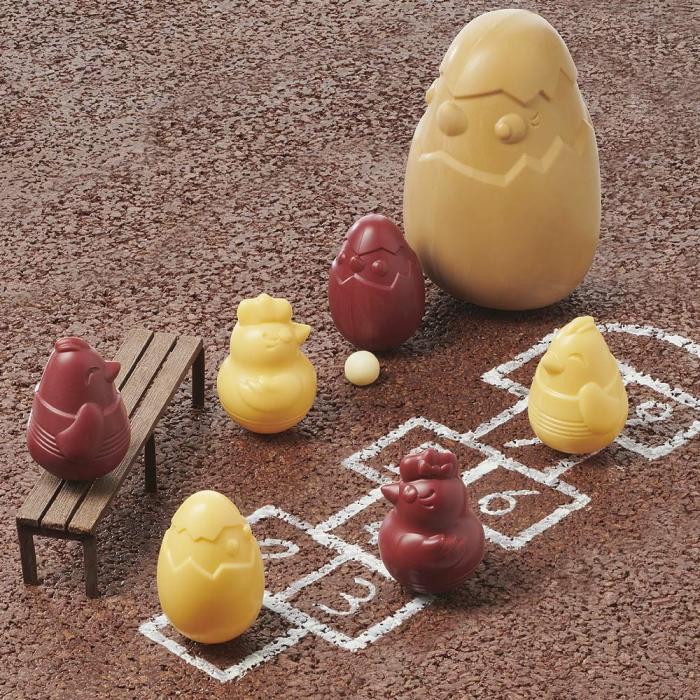 moule poussin par valrhona