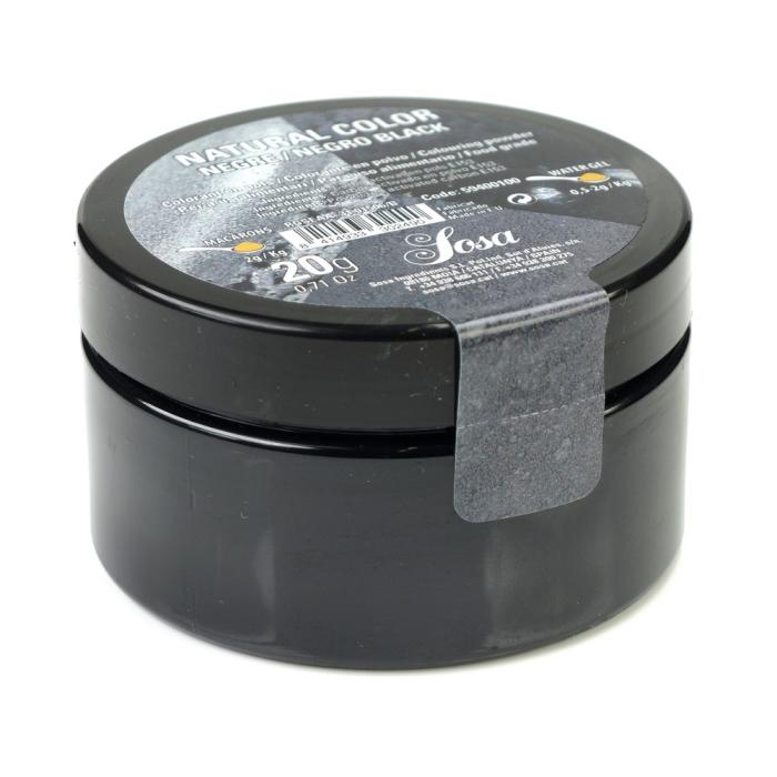 colorant poudre noir 20g par chocolatree