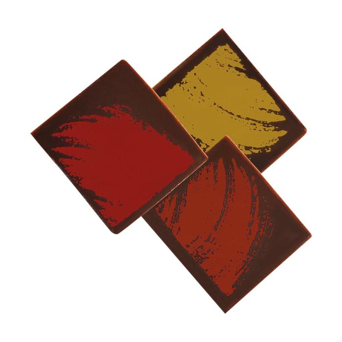 carre colores 3 modeles par chocolatree