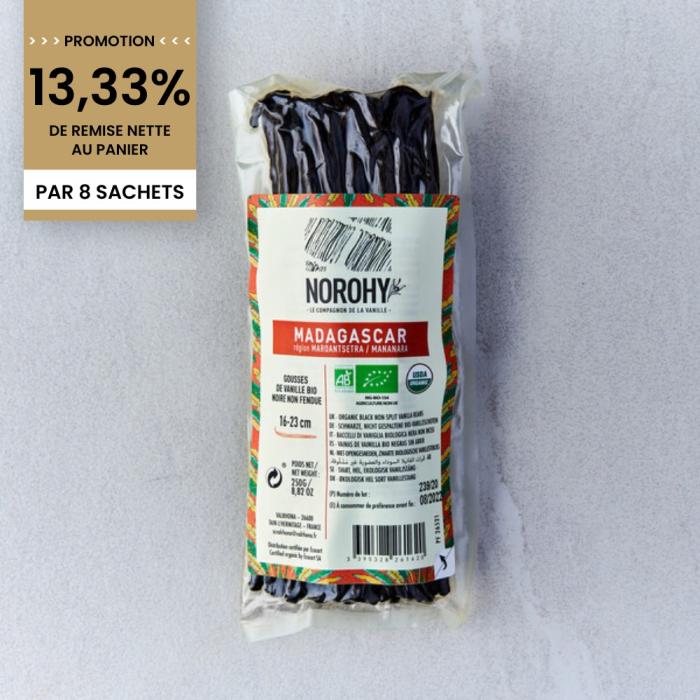 promotion gousses vanille madagascar 2 kg par norohy