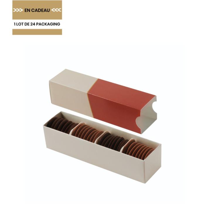 promotion palets fourres pleins 5 boites etuis par valrhona