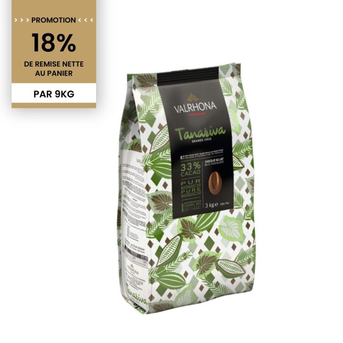 promotion chocolat au lait tanariva 33 9 kg par valrhona