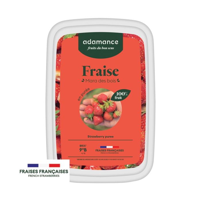 fraise mara bois puree 1kg par adamance