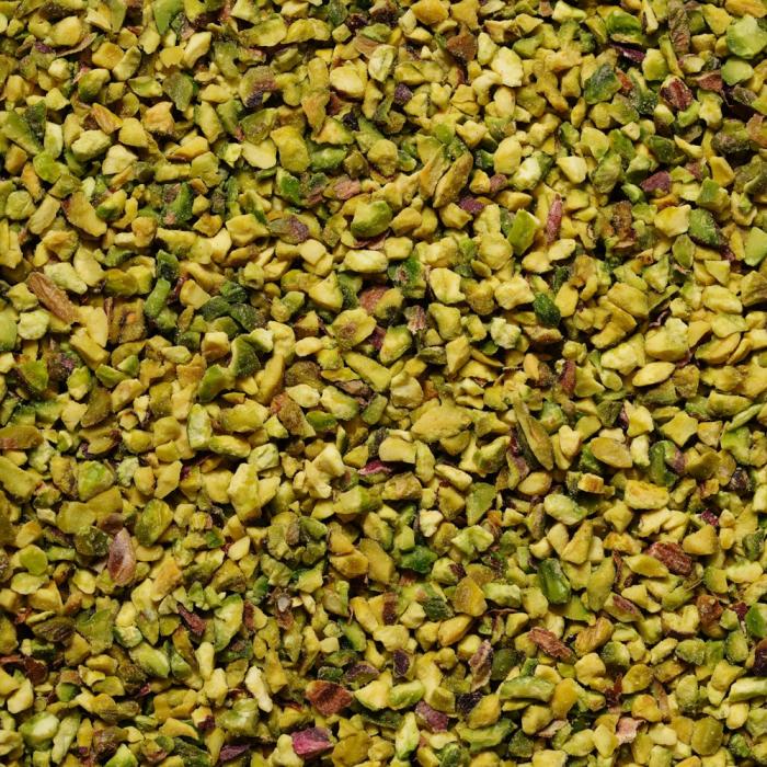 pistaches hachees grains par pariani