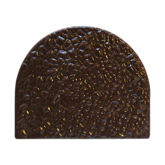 embout rond cristal noir par chocolatree