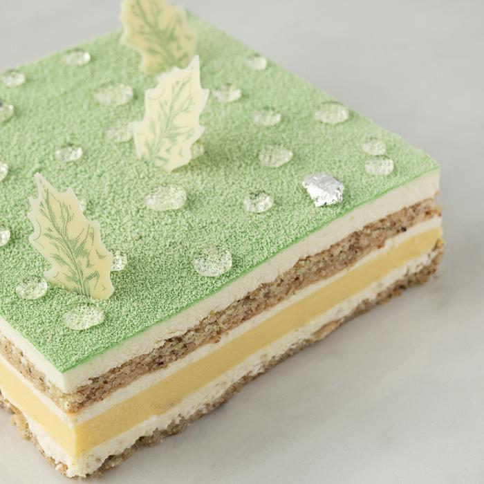 decor feuille houx moderne verte petite par chocolatree