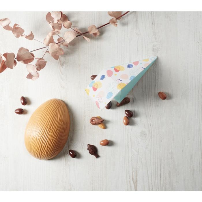 oeuf moulage chocolat noir 12cm par valrhona