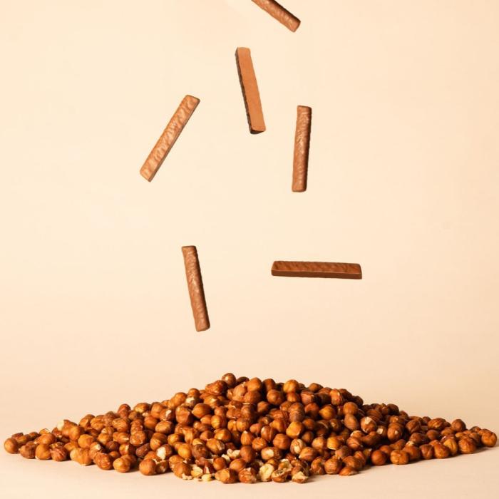 branches au lait fourrees gianduja 11 g par villars