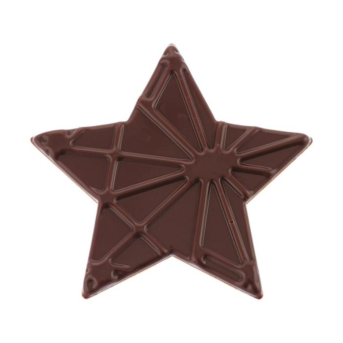 etoile relief noir par chocolatree